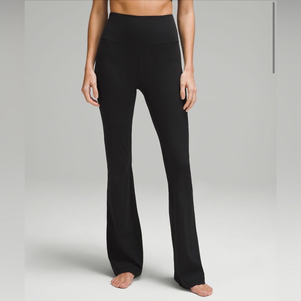 Lululemon Align Flare 31 inch Black Leggings Size 6